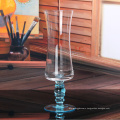 Haonai desiged beautiful colored juice glass goblet